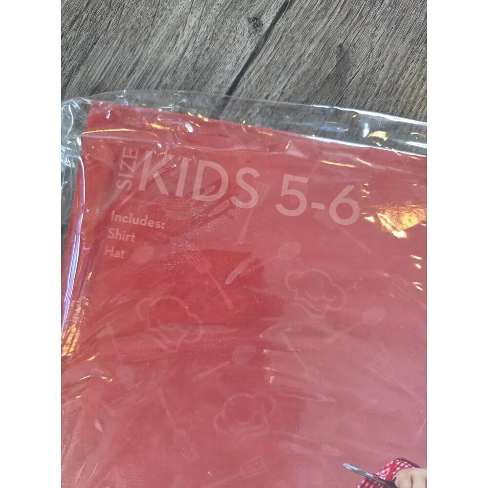 NWT Hauntlook Unisex Kids Master Chef Halloween Costume Size 5-6 Holiday Party